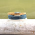 Blue Speckle 3 Strand Cork Bracelet